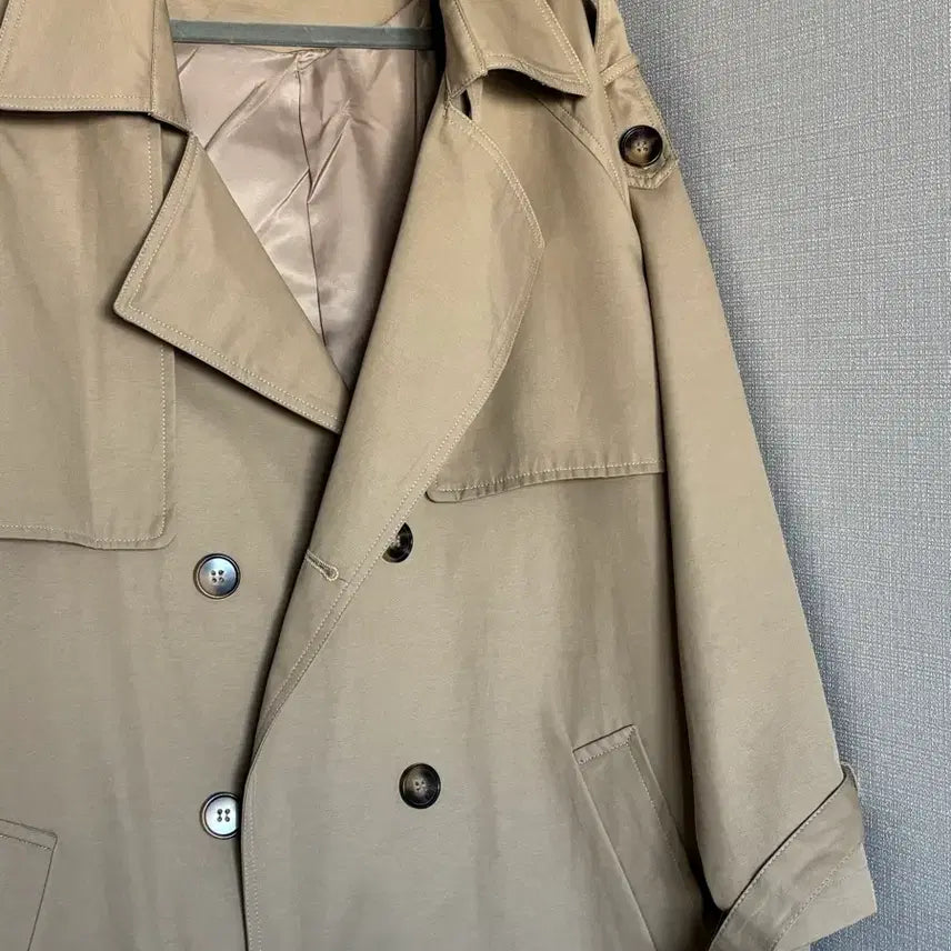 [BUNJANG] CoinKozz Beige Trench Coat / (새상품) 코인코즈 베이지 트렌치코트
