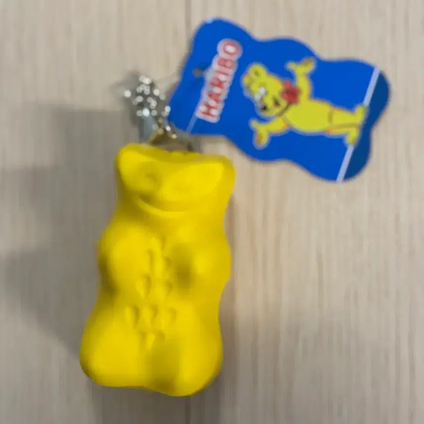[BUNJANG] Haribo Gummy Bear Yellow Keychain / 하리보 젤리 키링 옐로우