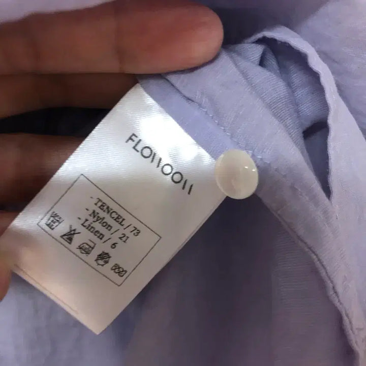 [BUNJANG] Floome Hazel Balloon Sleeve Sheer Puff Blouse / 플로움 헤이즐 벌룬소매 반팔 쉬어 퍼프 블라우스 퍼플 출근룩 여행룩하객룩
