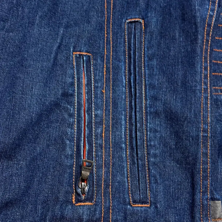 [BUNJANG] FUBU Denim Racing Jacket (L) / FUBU 후부 여성 데님 레이싱 자켓 L