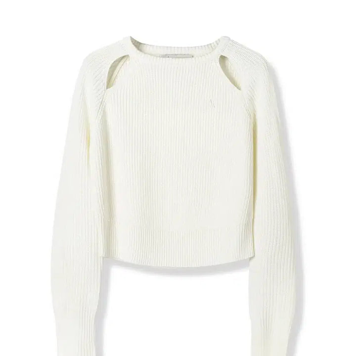 [BUNJANG] 어반드레스 Ribbed Cut-out Knit IVORY / 어반드레스 Ribbed Cut-out Knit IVORY