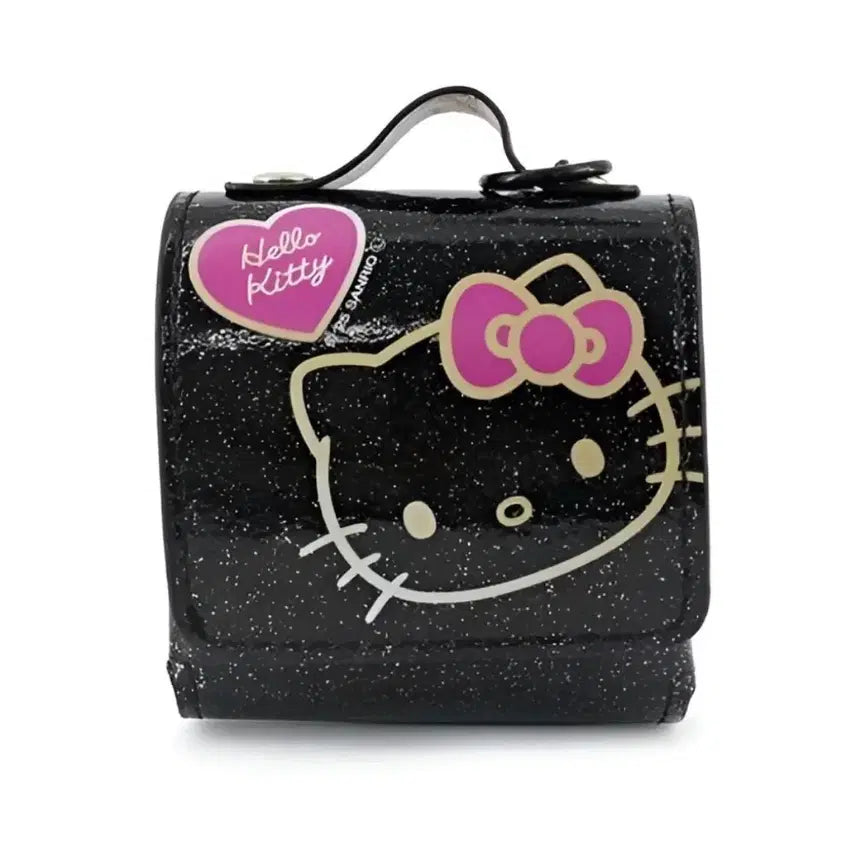 [BUNJANG] Hello Kitty Mini Pouch Airpod Keychain Black / (정품) 헬로키티 미니파우치 에어팟 미니가방키링 블랙