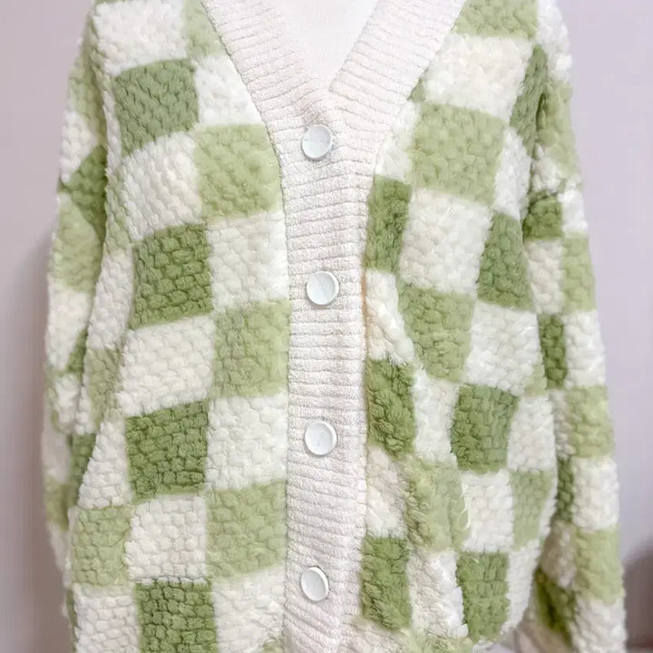 [BUNJANG] Plaid Pajama Set / 체크무늬 수면 잠옷 세트
