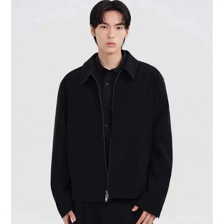 [BUNJANG] Musinsa Standard Brushed Relaxed Minimal Jacket Black / [새상품] 무신사스탠다드 브러쉬드 릴렉스드 미니멀 자켓