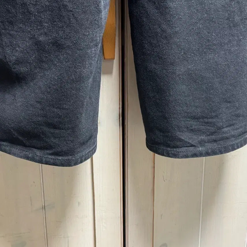 [BUNJANG] Allene Carpenter Denim Black Pants / (2) 알렌느 카펜터 데님 블랙