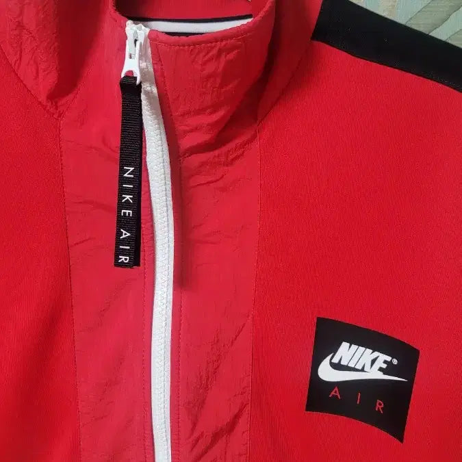 [BUNJANG] Nike Air Half Zip Up Red/Black / 나이키 에어 하프집업 레드/블랙