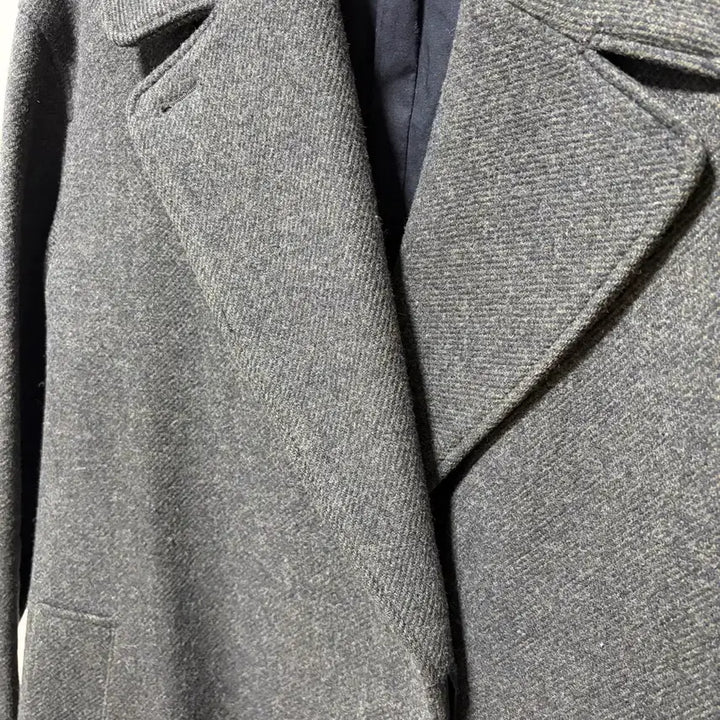 [BUNJANG] COS Wool Blend Herringbone Peacoat / COS/ 울 혼방 헤링본 반코트