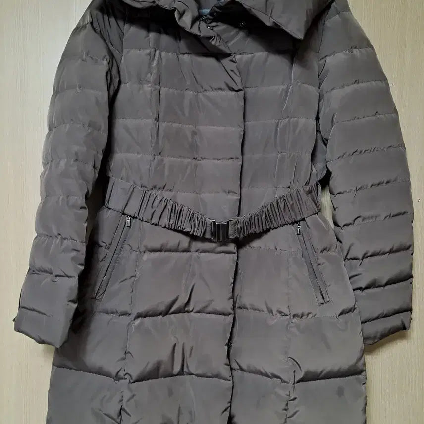 [BUNJANG] Brown Belted Padded Coat / 브라운 벨트 패딩 코트 66