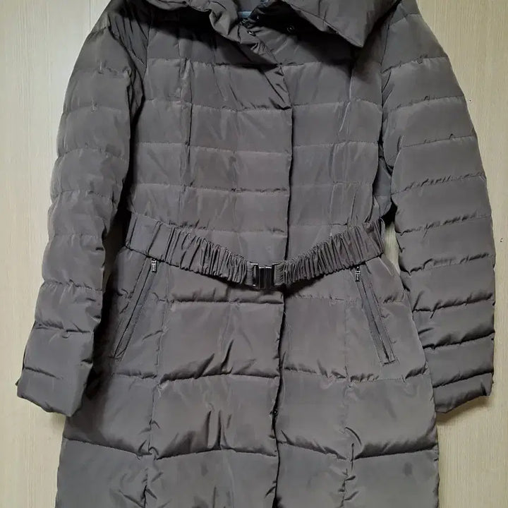 [BUNJANG] Brown Belted Padded Coat / 브라운 벨트 패딩 코트 66