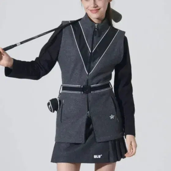 [BUNJANG] Bluedot Wool Quilted Vest Jacket / BLUDOT / 울 베스트 모직자켓 90 (정가 34만)