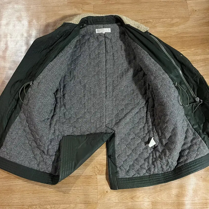 [BUNJANG] Harversack Wax Coating Coat / [97] 하버색 왁스코팅 코트