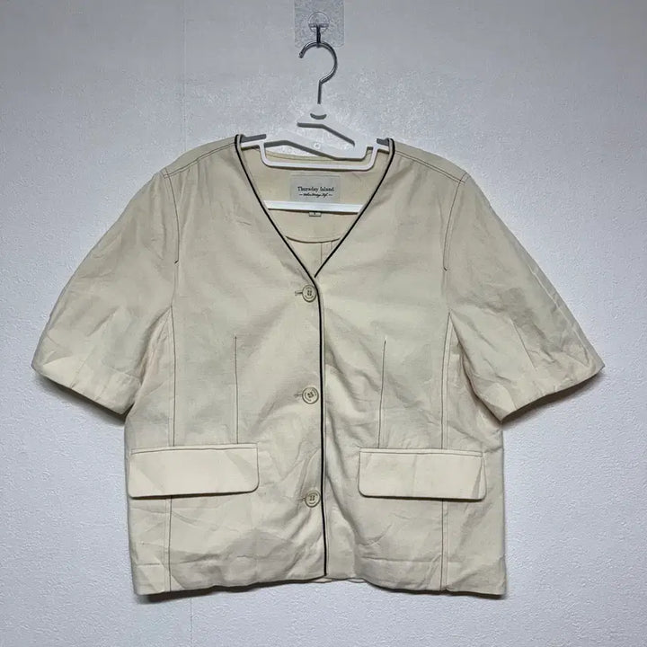 [BUNJANG] Thursday Island Short Sleeve Jacket S / 써스데이아일랜드 반팔 자켓 S