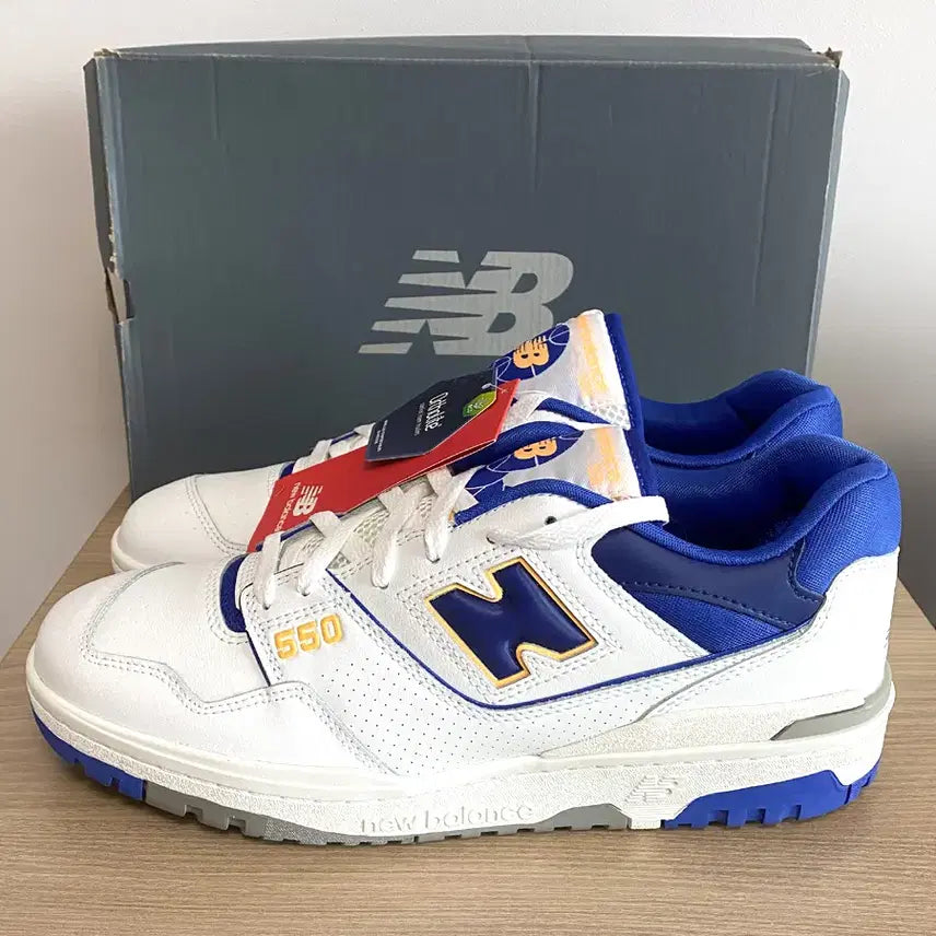 [BUNJANG] New Balance 550 Sneakers White x Blue / (새제품) 뉴발란스 550 화이트X블루 265,285mm 스니커즈 정품