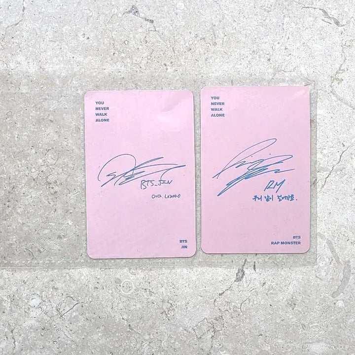 [BUNJANG] BTS Jin RM YNWA Spring Day Photocard / 방탄소년단 YNWA 봄날 포카 양도 진 알엠
