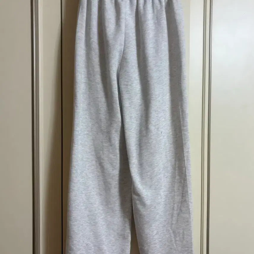 [BUNJANG] Training Pants (White, Semi-Fleece) / 트레이닝 팬츠(흰색/반기모)