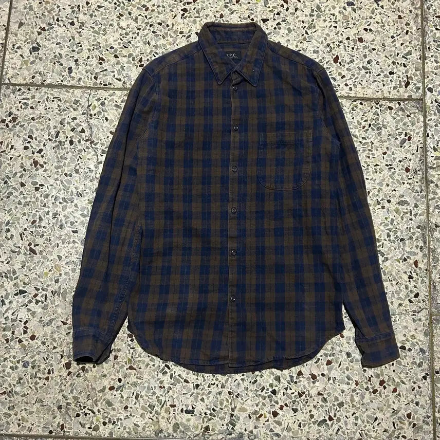 [BUNJANG] A.P.C. Flannel Check Shirt / 아페쎄(A.P.C) 플란넬 체크 셔츠