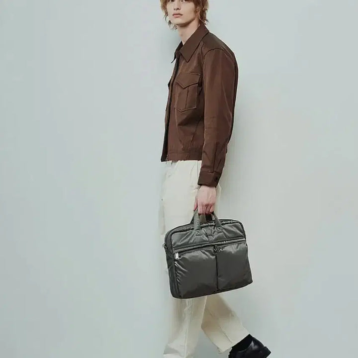 [BUNJANG] Louis Quatorze New Heritage Nylon Briefcase / [새제품] 루이까또즈 26년 신상 뉴 헤리티지 나일론 브리프케이스