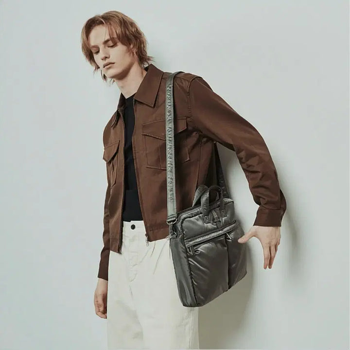 [BUNJANG] Louis Quatorze New Heritage Nylon Briefcase / [새제품] 루이까또즈 26년 신상 뉴 헤리티지 나일론 브리프케이스