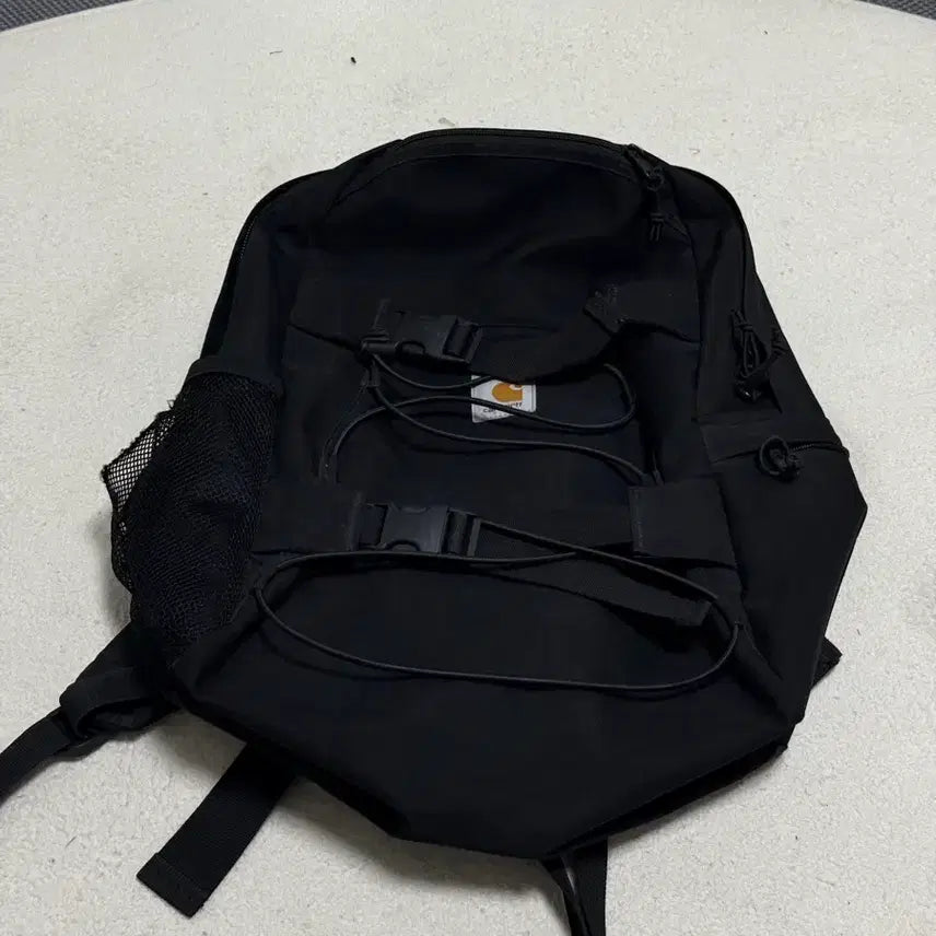 [BUNJANG] Carhartt Black Backpack Bag / 칼하트 블랙 백팩 가방
