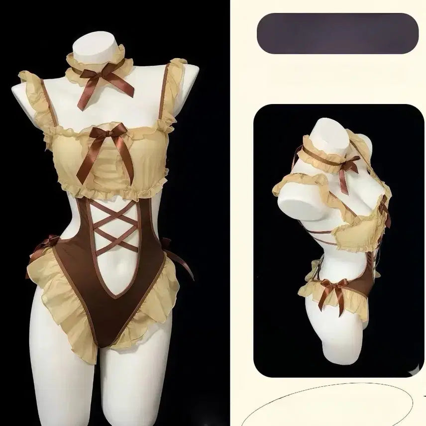 [BUNJANG] Cosplay Maid Bodysuit / 코스프레 메이드복 바디수트