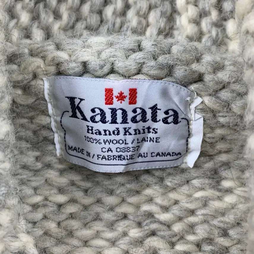 [BUNJANG] Kanata Thunderbird Canada Cowichan Cardigan / 카나타 선더버드 캐나다 코위찬 가디건