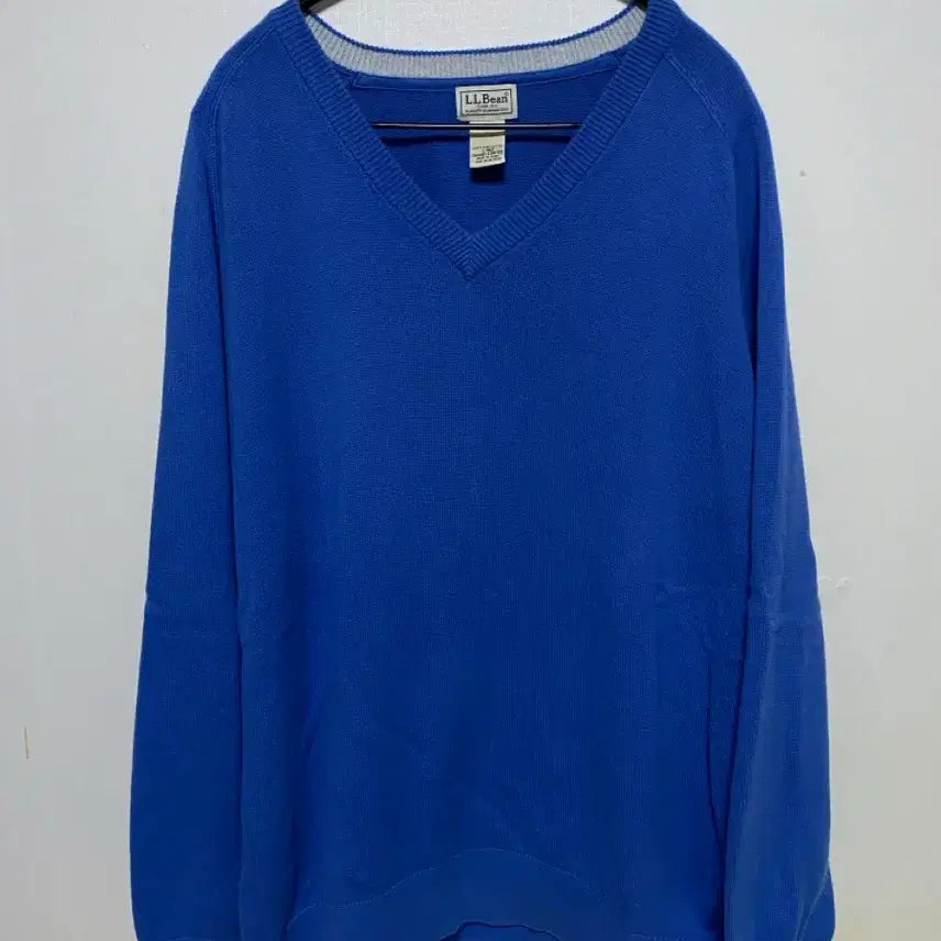 [BUNJANG] LLBean Pima Cotton V-Neck Sweater / 엘엘빈 브이넥 스웨터