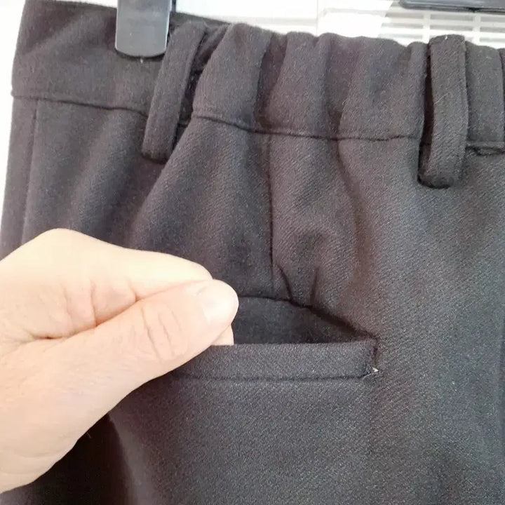 [BUNJANG] Black Slacks Trousers / 검정색 슬랙스 바지