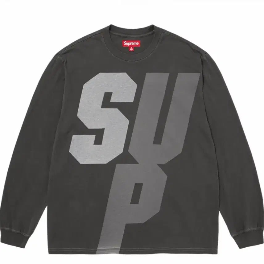 [BUNJANG] Supreme Reflective Long Sleeve Black (FW25) / 슈프림 리플렉티브 롱슬리브 블랙(25FW)