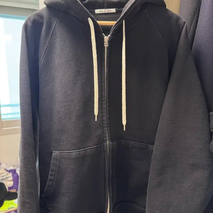 [BUNJANG] Artifacts Heavy Sweat Setup Black Top L Bottom M / 아티팩츠 헤비 스웻셋업 블랙 상의라지 하의미듐