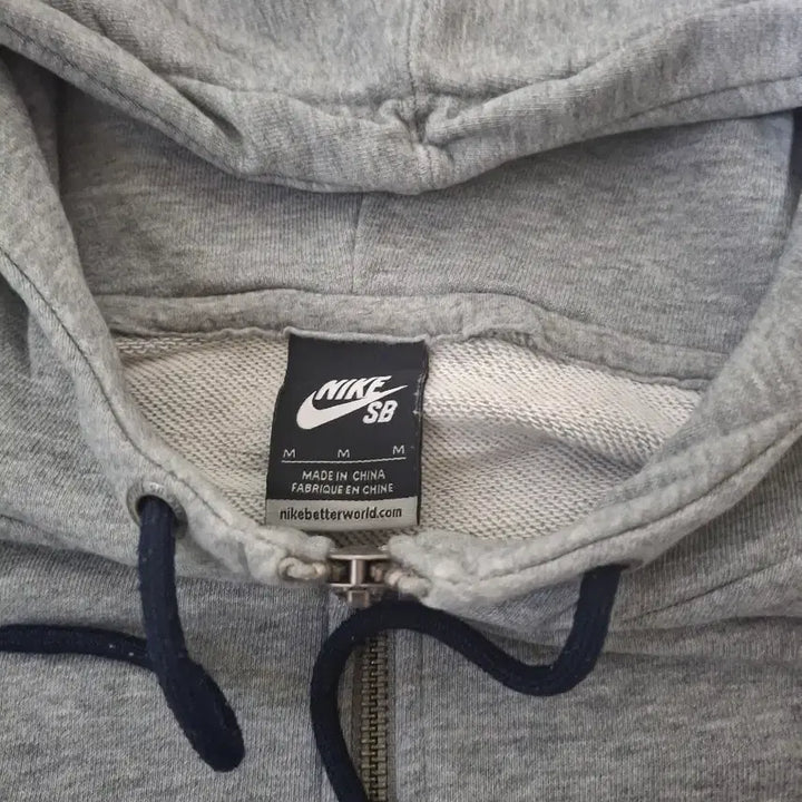 [BUNJANG] Nike SB Grey Hoodie / 나이키 SB 회색 후드집업(100)