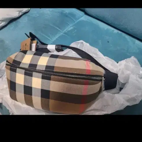 [BUNJANG] Burberry Check Cross Belt Bag / 버버리벨트백(미사용)