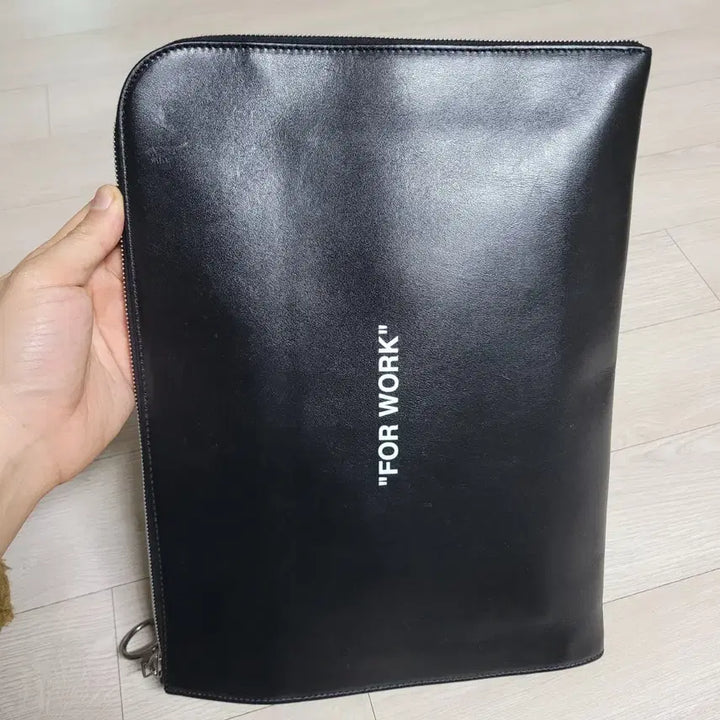 [BUNJANG] Off-White For Walking Black Clutch Bag / 정품 오프화이트 포 워크 블랙 클러치 백