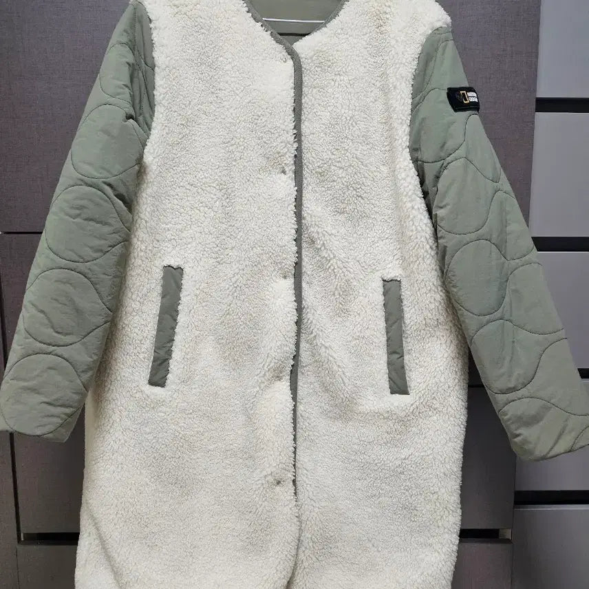 [BUNJANG] National Geographic Reversible Long Padded Coat / 네셔널 지오그래픽 양면 롱패딩
