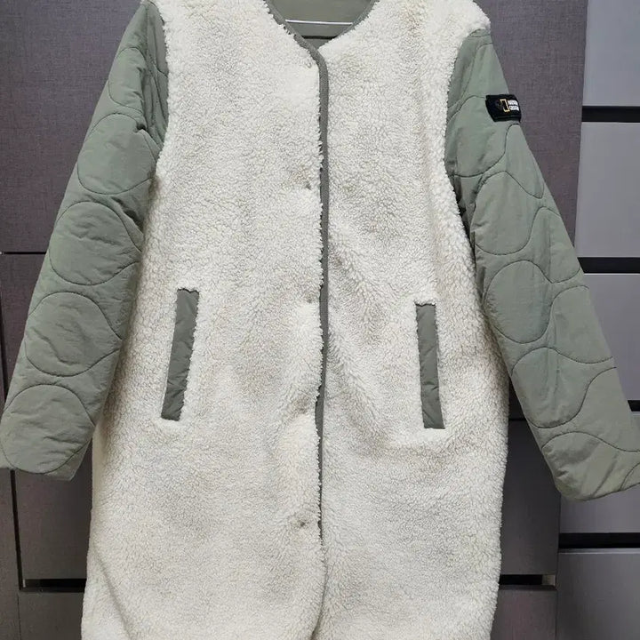 [BUNJANG] National Geographic Reversible Long Padded Coat / 네셔널 지오그래픽 양면 롱패딩