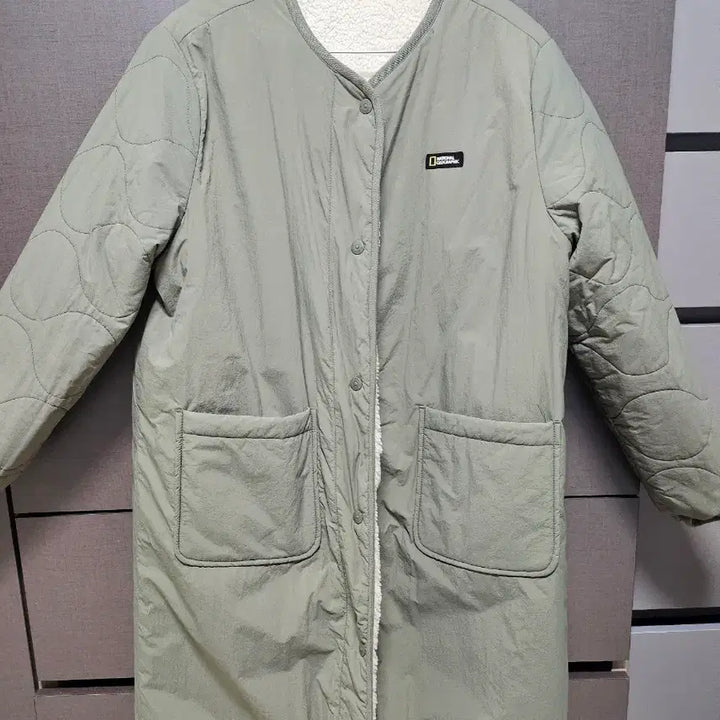 [BUNJANG] National Geographic Reversible Long Padded Coat / 네셔널 지오그래픽 양면 롱패딩