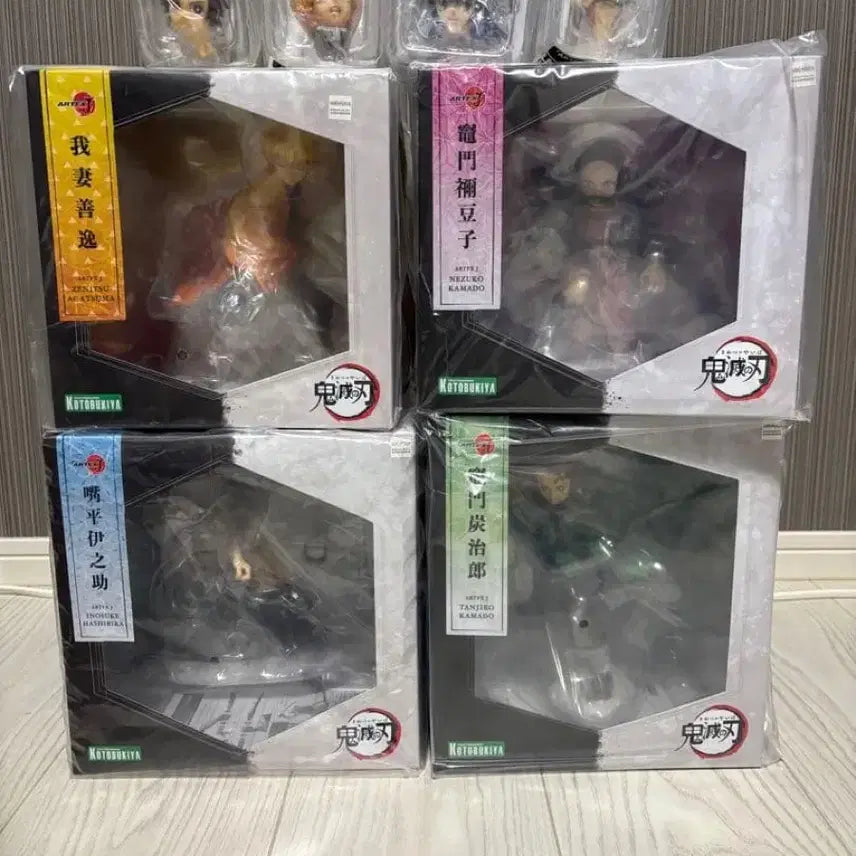 [SOLD OUT] 코토부키야 귀멸의 칼날 피규어 특전포함 4종