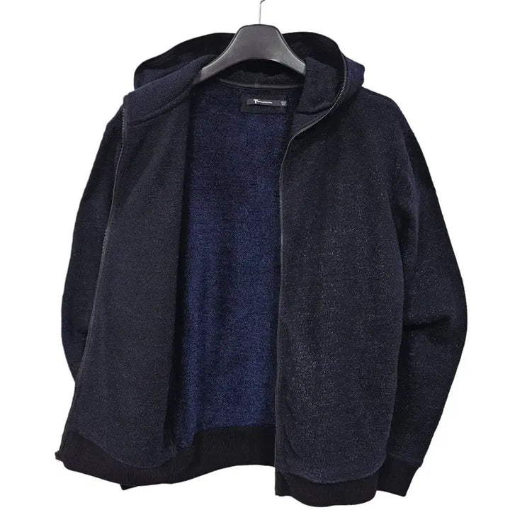 [BUNJANG] Alexander Wang Navy Knit Hooded Zip-up / 알렉산더왕 네이비 니트 후드 집업 d98