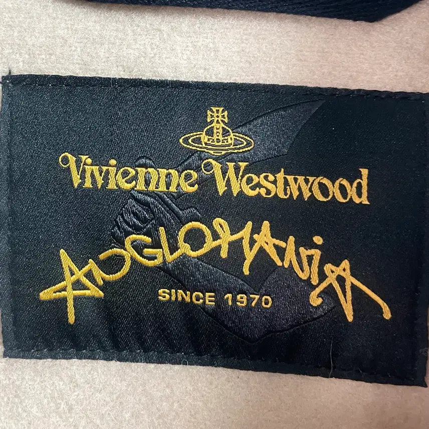[BUNJANG] Vivienne Westwood x Gloverall Leather Collar Wool Duffel Coat / 비비안웨스트우드 x 글로버올 레더 카라 울 더플 코트 (on.487)