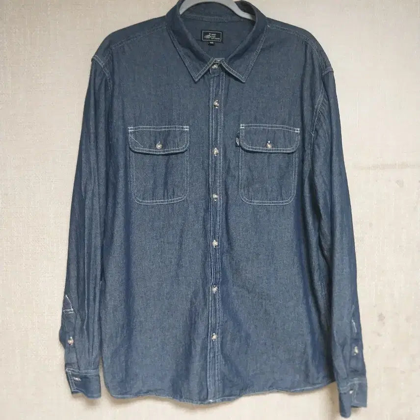 [BUNJANG] Wind Face Denim Shirt / Wind Face/120) 데님 셔츠