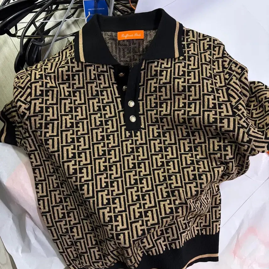 [BUNJANG] Raffinato Etoile Collar Knit / 라피나토 에뚜알  카라 니트