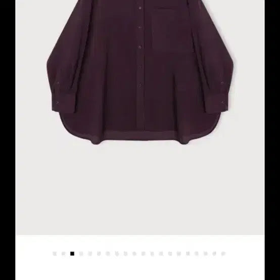 [BUNJANG] Ethos Corduroy Oversized Fit Purple Shirt / 에토스 코듀로이 오버핏 퍼플 셔츠