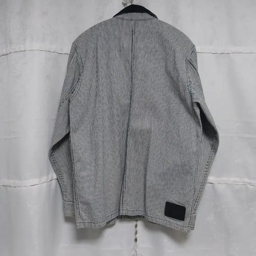 [BUNJANG] Japanese Vintage Hickory Work Jacket Shirt / 일본 빈티지 히코리 워크 자켓 남방