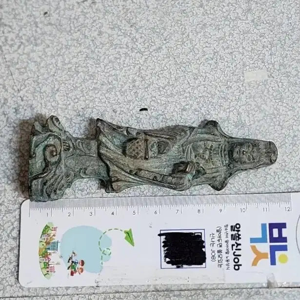 [BUNJANG] Bronze Buddha Statue Antique Item / ㄷ청동불 71.호신불.부처님.출토.골동품.불경.탱화.행운