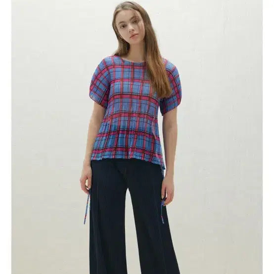 [BUNJANG] Laply Lettering Wide Pants / 라플리 레터링 장식 와이드 팬츠 주름 바지