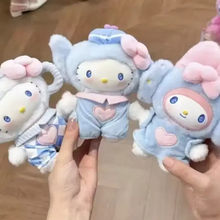 [BUNJANG] Sanrio Afternoon Tea Mascots Keyring (Hello Kitty, My Melody, Cinnamoroll, Kuromi) / (할인-3000원)산리오 애프터눈티 정품  마스코트 키링