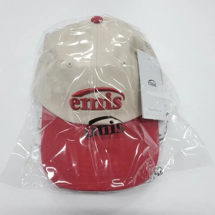 [BUNJANG] Emis Red Two-tone Ball Cap / 이미스 볼캡 모자 레드투톤
