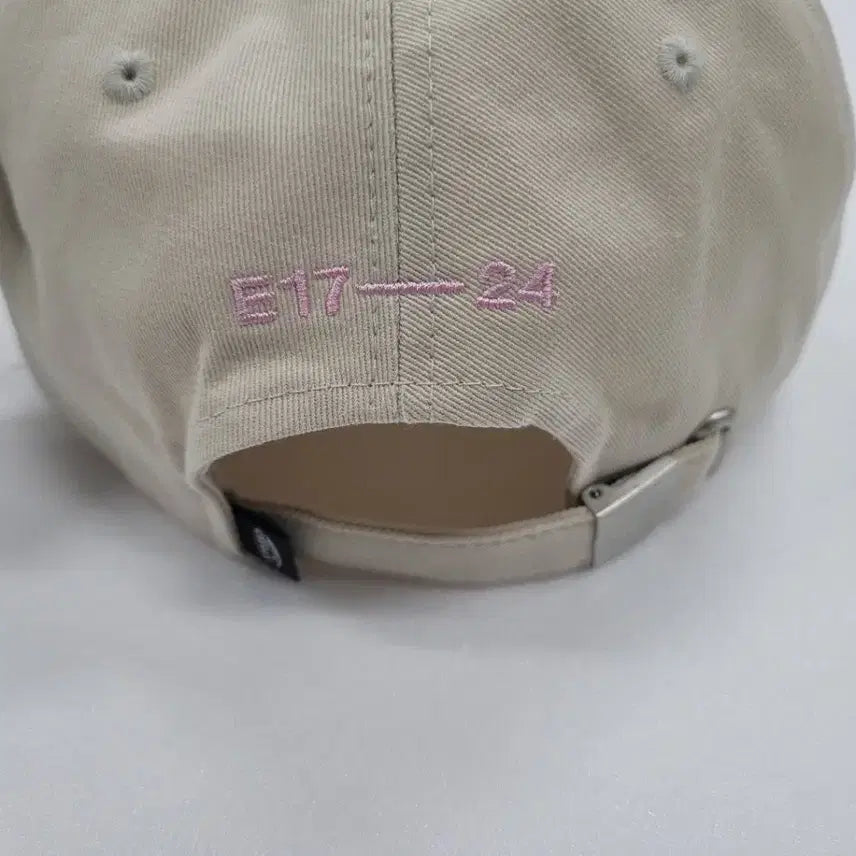 [BUNJANG] EMIS Ball Cap Hat Beige/Pink / 이미스 볼캡 모자 베이지/핑크