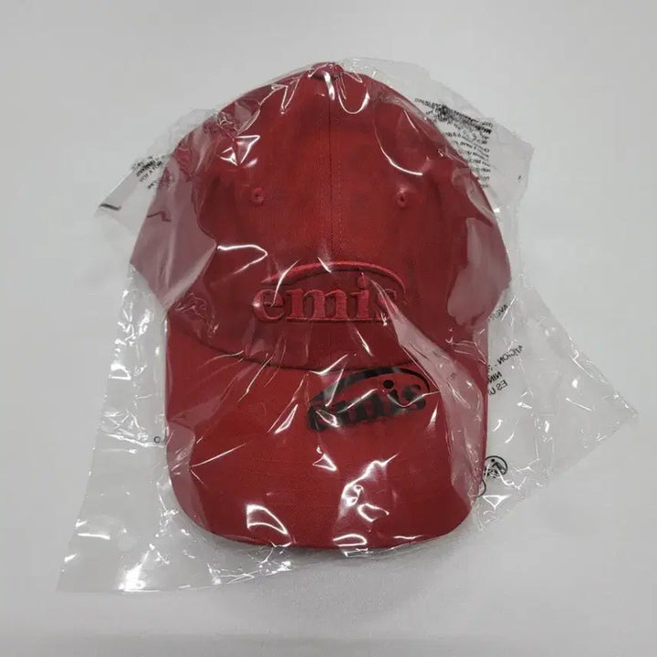 [BUNJANG] Emis Ball Cap Hat - Red / emis 이미스 볼캡 모자 레드