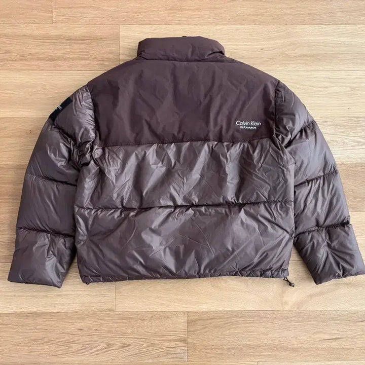 [BUNJANG] Calvin Klein Performance Bulky Padded Jacket Brown M / 캘빈클라인 퍼포먼스 벌키 패딩 브라운 M