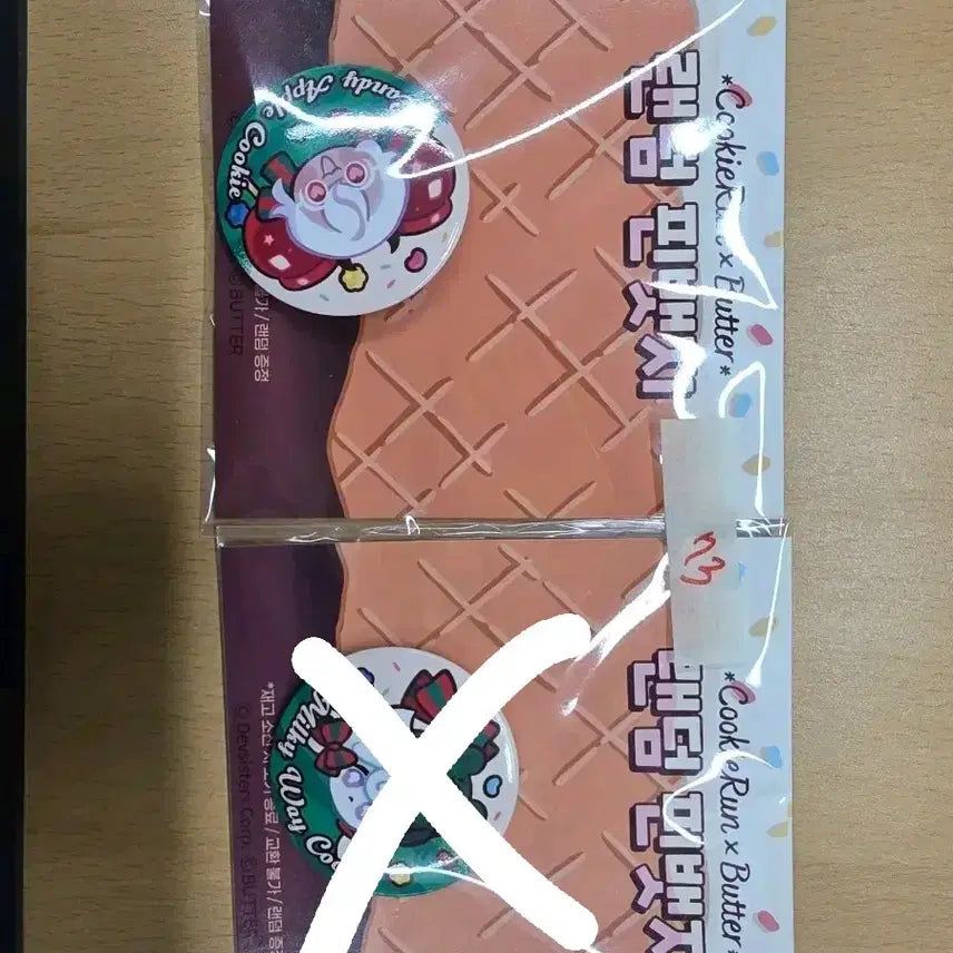 [BUNJANG] Cookie Run Butter Shop POB Candy Apple Flavor Cookie Random Pin Badge / 쿠키런 버터샵 특전 랜덤 핀뱃지 캔디애플맛 쿠키
